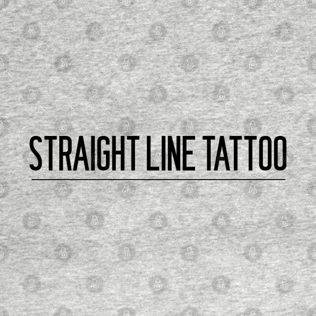 Straight Line Tattoo by Proway Design